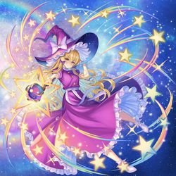 This is a pixiv picture whose title is 東方アルカディアレコード「霧雨魔理沙」.