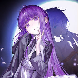 This is a pixiv picture whose title is fern.