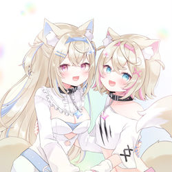 This is a pixiv picture whose title is ﾊﾞｳﾊﾞｳ～🐾.
