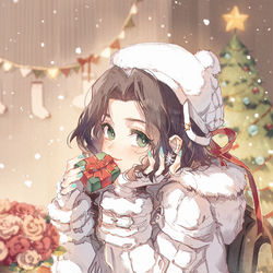 This is a pixiv picture whose title is 雪の精.