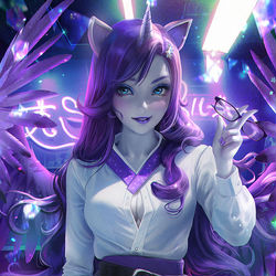 This is a pixiv picture whose title is 擬人化 / Gijinka Rarity.