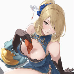 This is a pixiv picture whose title is シロナ新春.