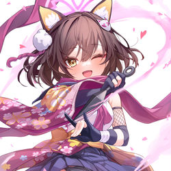 This is a pixiv picture whose title is nin nin.