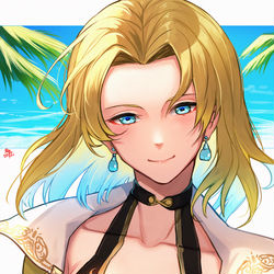 This is a pixiv picture whose title is 水着セライナさん.