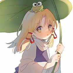 This is a pixiv picture whose title is 🐸.