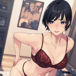 This is a pixiv picture whose title is 普段はボクサーパンツ.