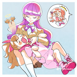 This is a pixiv picture whose title is ゆかりさんとこむぎちゃん.