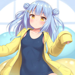 This is a pixiv picture whose title is 風船とお団子.