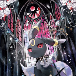 This is a pixiv picture whose title is Blood moon..