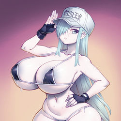 This is a pixiv picture whose title is White blood cell (Cells at Work).
