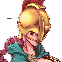 This is a pixiv picture whose title is 剣闘士レベッカ.