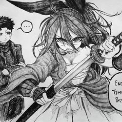 This is a pixiv picture whose title is Ready For Battle..
