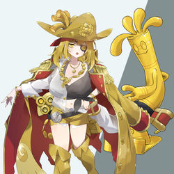 This is a pixiv picture whose title is サーフゴー風衣装りんご.
