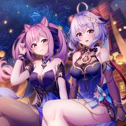 This is a pixiv picture whose title is 海灯祭2024.