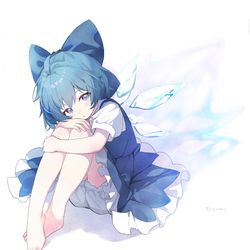 This is a pixiv picture whose title is チルノ.