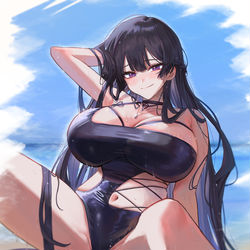 This is a pixiv picture whose title is 🖤.