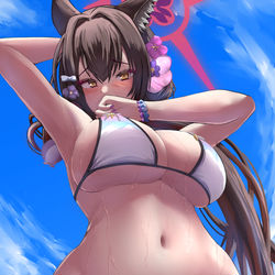 This is a pixiv picture whose title is ワカモ👙.
