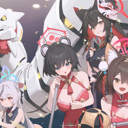 This is a pixiv picture whose title is ブルーアーカイブ新春.