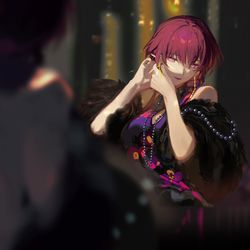 This is a pixiv picture whose title is 妈咪穿旗袍.