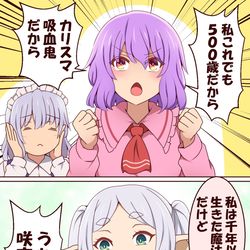 This is a pixiv picture whose title is レミリアとフリーレン.