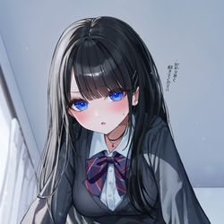 This is a pixiv picture whose title is 先輩、はやく起きないと…ちゅうしちゃいますよ.