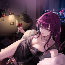 This is a pixiv picture whose title is Kafka.