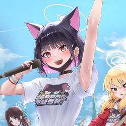 This is a pixiv picture whose title is 放課後スイーツ部 BAND.