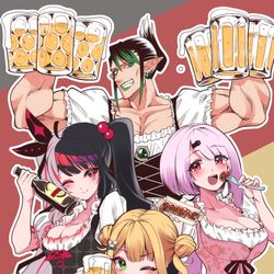 This is a pixiv picture whose title is にじレジドイツ.
