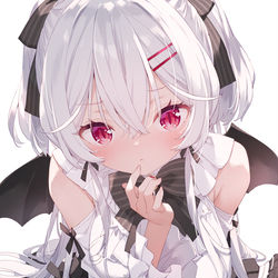 This is a pixiv picture whose title is 毎晩ちゅーしてデレる吸血鬼のお姫様.