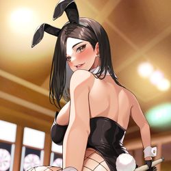 This is a pixiv picture whose title is 「私が勝ったら…何をしてもらおうかしら」.