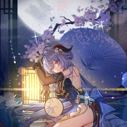 This is a pixiv picture whose title is ganyu.