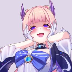 This is a pixiv picture whose title is 【原神】珊瑚宮心海.