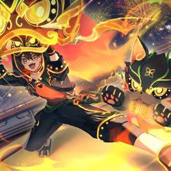 This is a pixiv picture whose title is 【依頼】嘉明.