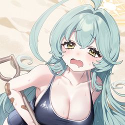 This is a pixiv picture whose title is ひぃん…！.