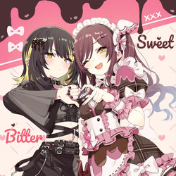 This is a pixiv picture whose title is 一緒にハート作ってくださいー！.