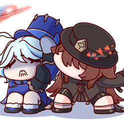 This is a pixiv picture whose title is ((💧))⬅️⬅️⬅️🔥.