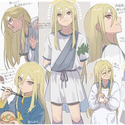 This is a pixiv picture whose title is アフロディだらけ.