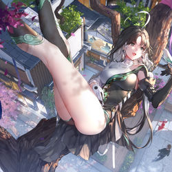 This is a pixiv picture whose title is ~~.