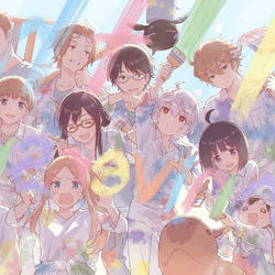 This is a pixiv picture whose title is 祝11周年.