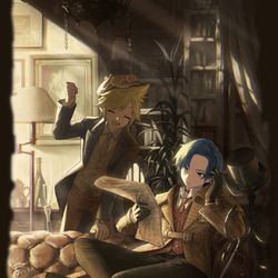 This is a pixiv picture whose title is ワンダーランドの探偵事務所.