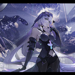 This is a pixiv picture whose title is 黑天鹅.