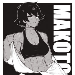 This is a pixiv picture whose title is Makoto- Street Fighter.