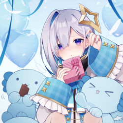 This is a pixiv picture whose title is 💝.