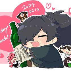 This is a pixiv picture whose title is 岡田以蔵生誕祭2024.