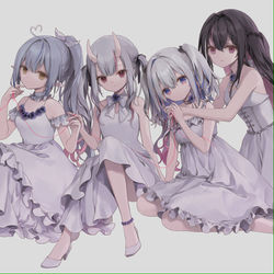 This is a pixiv picture whose title is 「ド屑」歌ってみた動画ＭVイラスト.