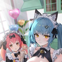 This is a pixiv picture whose title is プリバティ&ココア.