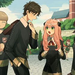 This is a pixiv picture whose title is Rumors from Cecile Hall 🥜🦅🍎.