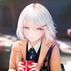 This is a pixiv picture whose title is 貰ってくれる…？.