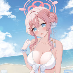 This is a pixiv picture whose title is 水着ミモリ.