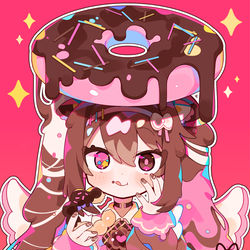 This is a pixiv picture whose title is Happy Valentine's Day🩷🤎.